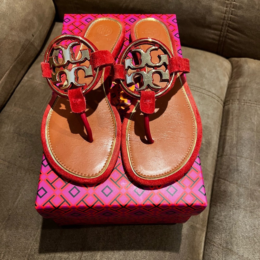 Tory Burch suede sandals